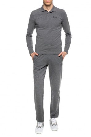 Spodnie dresowe z logo, zdjęcie 2 Spodnie dresowe z logo od EA7 Emporio Armani